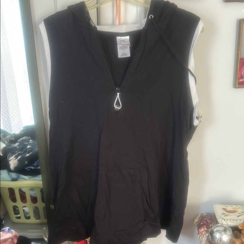 Just My Size Black Hoodie Sweatshirt